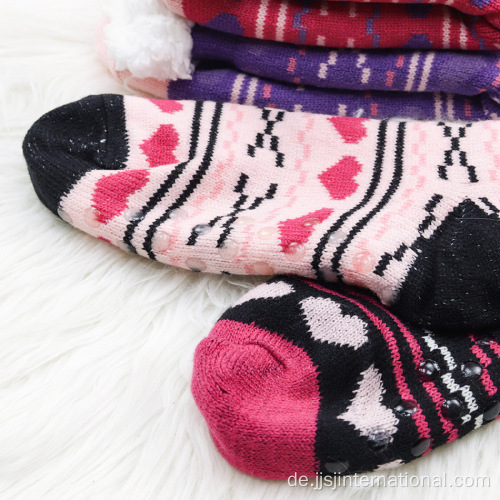 Lamm Fleece plus Fleece dicke warme Bodensocken